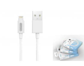 Кабель USB - Lightning EZRA С001, 2.1A (белый) 2м
