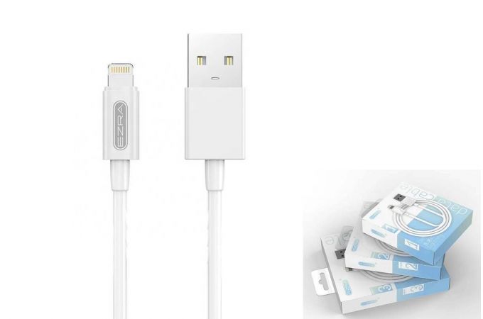 Кабель USB - Lightning EZRA С001 (DC128), 2.1A (белый) 2м