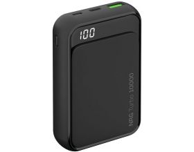 Универсальный дополнительный аккумулятор Power Bank Deppa (33555) NRG Turbo (10000 mAh) (черный)