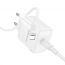 Сетевое зарядное устройство USB-C + кабель Lightning - Type-C BOROFONE BA84A PD30W (белый)