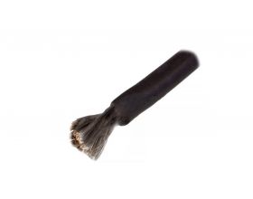 Провод AWG8 медный многожильный 1 метр (черный)