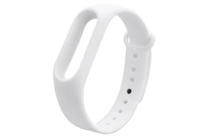 Ремешок силиконовый для XIAOMI MI Band 1/1S белый