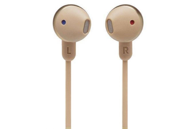 Наушники вакуумные беспроводные JBL T215BT Bluetooth (золотистый)
