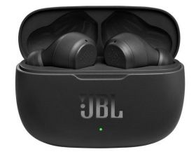 Наушники вакуумные беспроводные JBL Wave 200 TWS Bluetooth (черный)