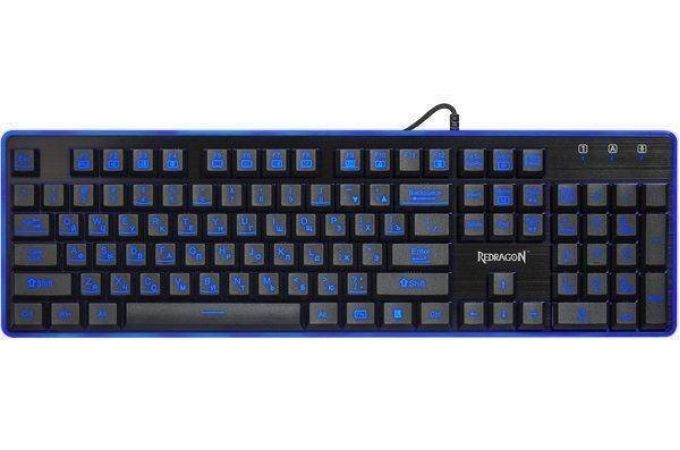 Клавиатура игровая проводная Redragon Dyaus RU (черный)