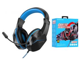 Наушники мониторные проводные с микрофоном BOROFONE BO104 Phantom gaming headphones (синий)