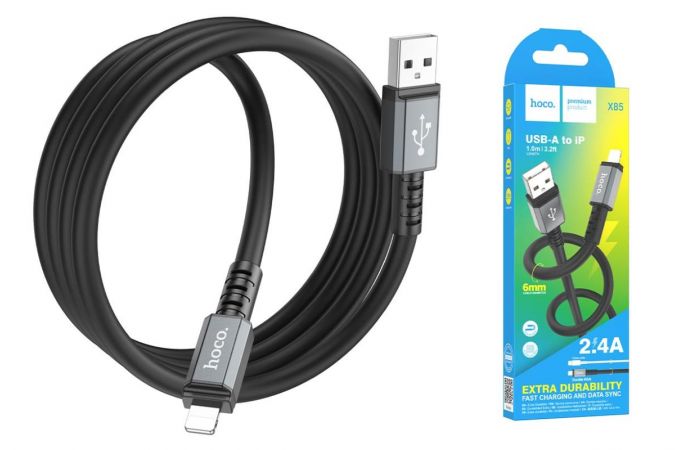 Кабель USB - USB Type-C HOCO X85 (черный) 1м