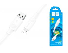 Кабель USB - Lightning HOCO X84, 2,4A (белый) 1м