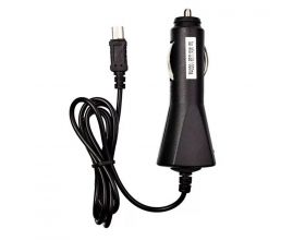 Автомобильное зарядное устройство АЗУ кабель MiniUSB 1000mAh (черный)