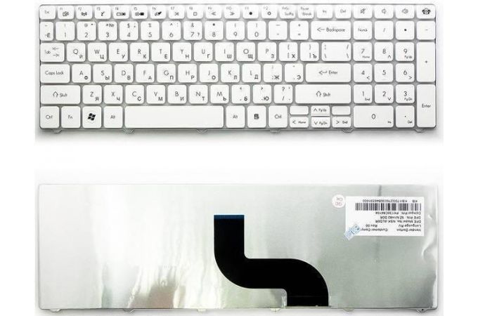 Клавиатура для ноутбука Packard Bell EasyNote LM81 Белая