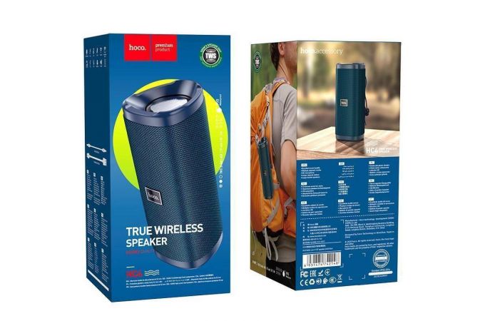 Портативная беспроводная колонка HOCO HC4 Bella sports BT (темно-синий)