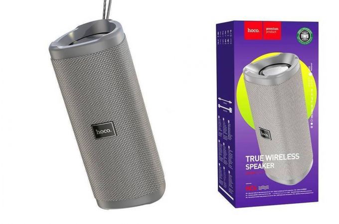 Портативная беспроводная колонка HOCO HC4 Bella sports BT (серый)