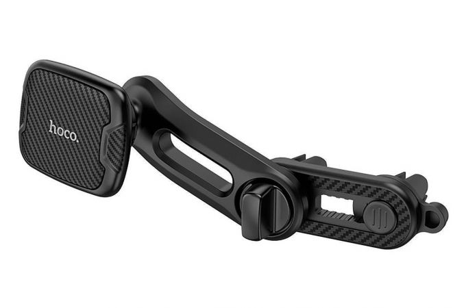 Держатель автомобильный для телефона HOCO CA68 Sagittarius series double air Outlet magnetic car holder черный