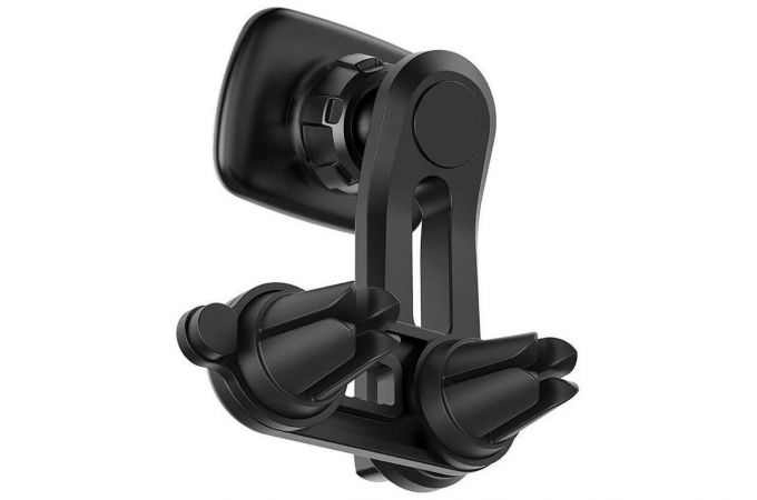 Держатель автомобильный для телефона HOCO CA68 Sagittarius series double air Outlet magnetic car holder черный