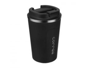 Термокружка PERFEO для напитков с крышкой-поилкой, объем 0,5 л., черный (PF_C3730)