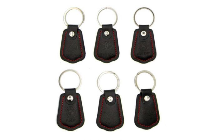 Брелок для ключей кожаный с кольцом (BMW)