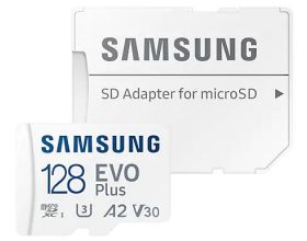 Карта памяти MicroSDXC_128 Gb Samsung EVO PLUS 130Mb/s MB-MC128KA/EU /UHS-I / U3 / V30 / A2