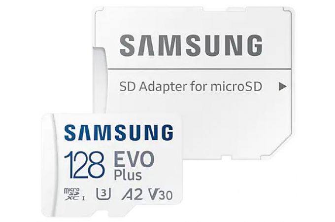 Карта памяти MicroSDXC_128 Gb Samsung EVO PLUS 130Mb/s MB-MC128KA/EU /UHS-I / U3 / V30 / A2