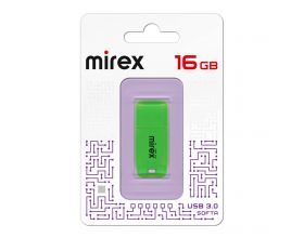 Флешка USB 3.0 Mirex SOFTA GREEN 16GB (ecopack)