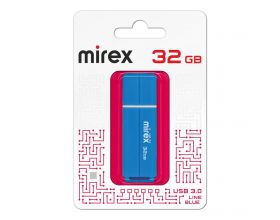 Флешка USB 3.0 Mirex LINE BLUE 32GB (ecopack)