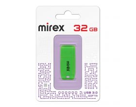 Флешка USB 3.0 Mirex SOFTA GREEN 32GB (ecopack)