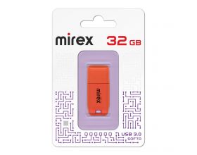 Флешка USB 3.0 Mirex SOFTA ORANGE 32GB (ecopack)