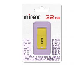 Флешка USB 3.0 Mirex SOFTA YELLOW 32GB (ecopack)