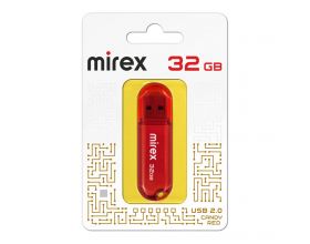 Флешка USB 2.0 Mirex CANDY RED 32GB (ecopack)