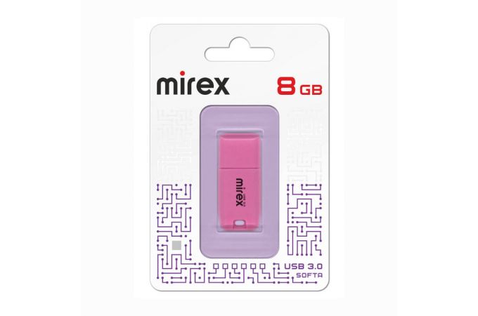 Флешка USB 3.0 Mirex SOFTA PINK 64GB (ecopack)