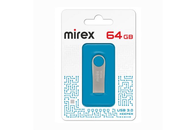 Флешка USB 3.0 Mirex KEEPER 64GB (ecopack)