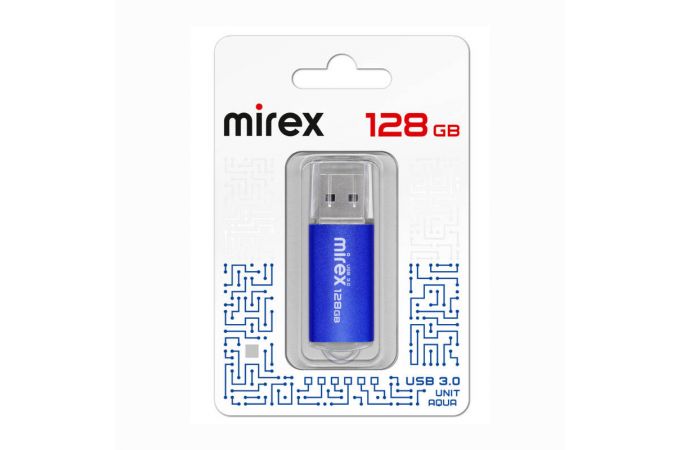 Флешка USB 3.0 Mirex UNIT AQUA (ecopack) 128Gb