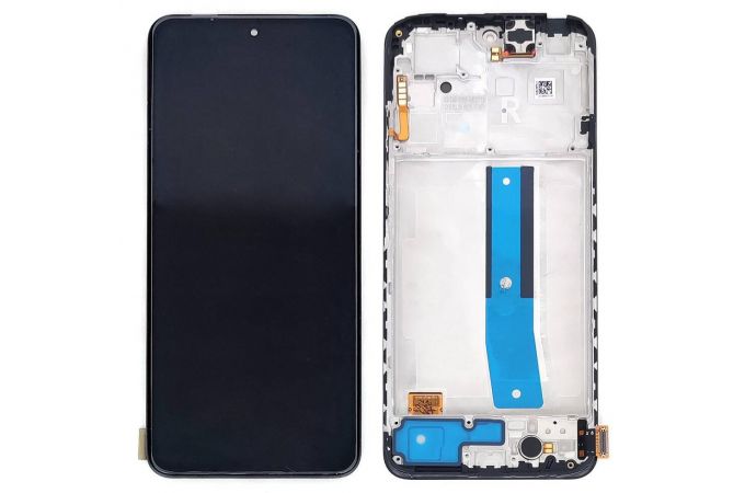 Дисплей для Xiaomi Redmi Note 12S (23030RAC7Y) в сборе с тачскрином + рамка (черный) OLED