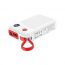 Универсальный дополнительный аккумулятор Power Bank BOROFONE BT24 кабель MicroUSB (10000 mAh) (белый)