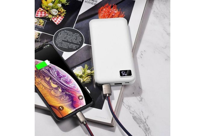 Универсальный дополнительный аккумулятор Power Bank BOROFONE BT22 (10000 mAh) (белый)