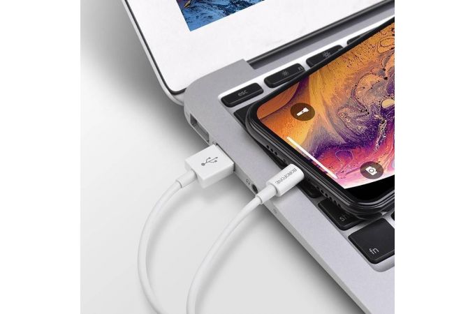 Кабель USB - Lightning BOROFONE BX22, 2,4A (белый) 1м