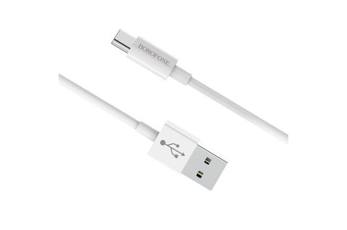 Кабель USB - USB Type-C BOROFONE BX22, 3A (белый) 1м