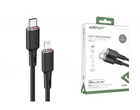 Кабель USB Type-C - Lightning ACEFAST C2-01, (черный) 1,2м