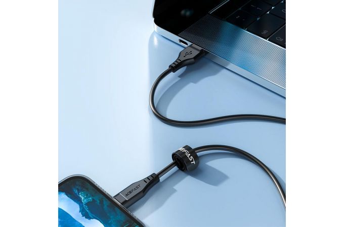 Кабель USB - Lightning ACEFAST C3-02 (черный) 1,2м