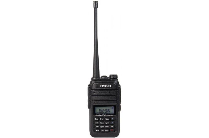 Рация ГРИФОН G-6 двухдиапазонная UHF и VHF (400-520 MHz-UHF) (LPD+PMR)  Li-ION 1800 mAh 5Вт