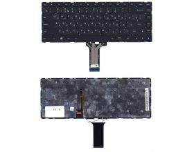 Клавиатура для ноутбука Lenovo Ideapad 100S-14IBR черная с подсветкой
