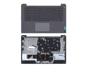 Клавиатура для ноутбука Lenovo IdeaPad 3-14ITL6 топкейс серебристый