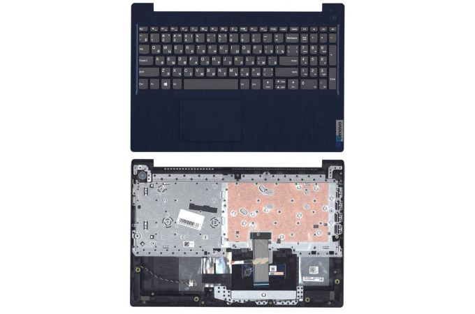 Клавиатура для ноутбука Lenovo IdeaPad 3-15 топкейс синий