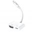 Переходник XO HUB005 Lightning to HDMI+Lightning 1080p ( lightning charging ) White