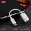 Аудиокабель Type-c на Lightning XO NB-R268B  Imitation Original Adapter Cable White