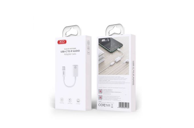 Аудиокабель Type-c на Lightning XO NB-R268B  Imitation Original Adapter Cable White
