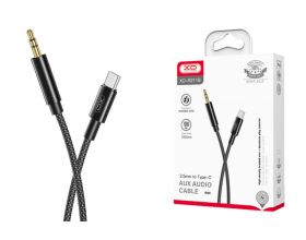 Кабель аудио AUX XO NB-R211B Typec to 3.5mm audio cable Black