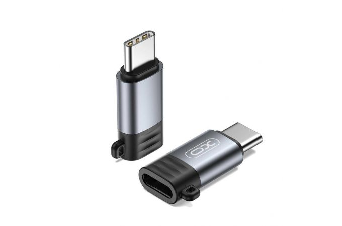Переходник OTG XO NB263A Apple Female to Type-c Male 27W Fast Charger Tranish