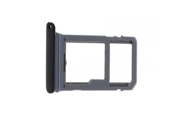 Держатель SIM для Samsung G950f/ G955f Galaxy S8/ S8 Plus (черный)