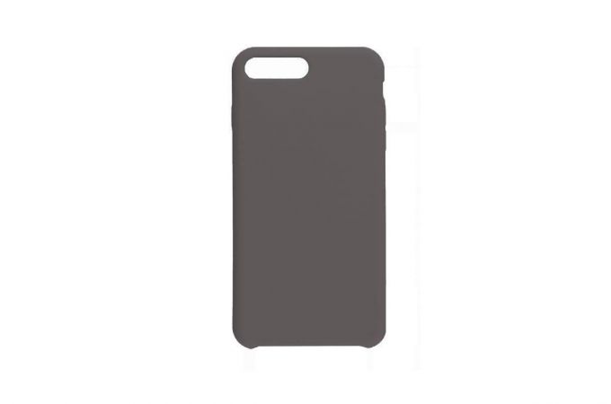 Чехол для iPhone 7 Plus Silicone Case Soft Touch (угольно-серый)