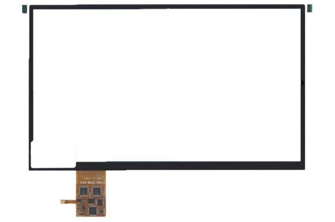 Сенсорное стекло (тачскрин) 0128 Rev:2 FPC-1 черное